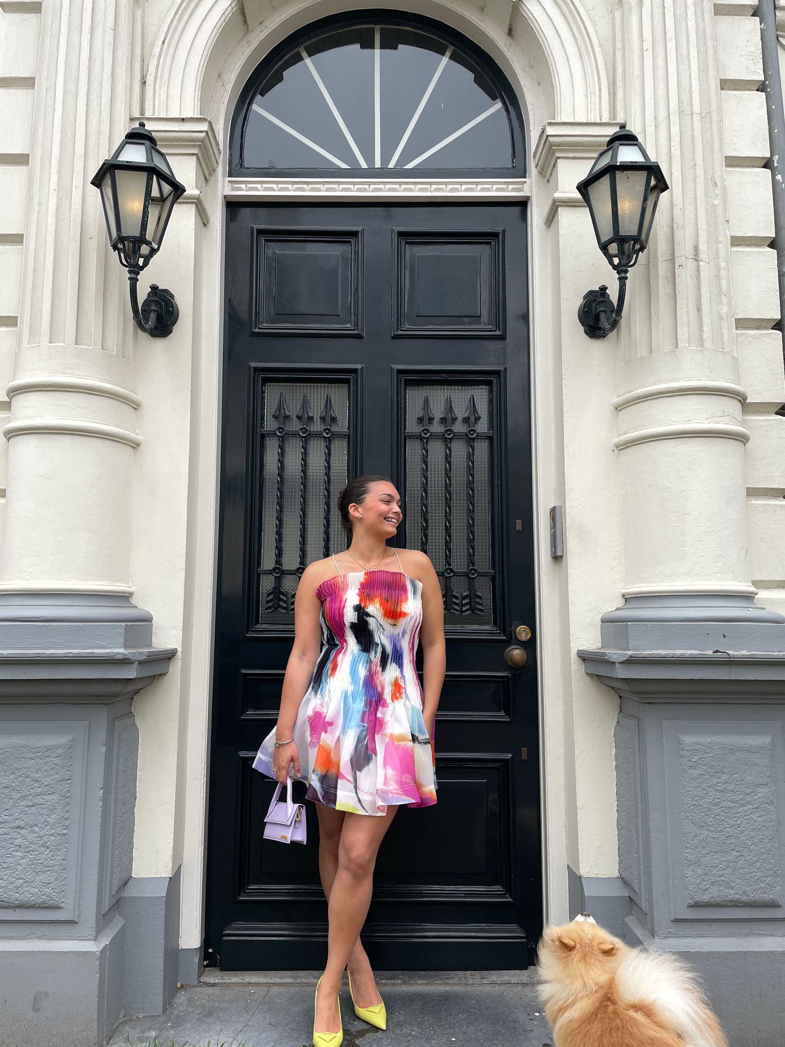 Rent the Aje Celestial Pleated Mini Dress, in the Netherlands and Belgium. Available for rent, it blends cosmic allure with contemporary elegance, ideal for any special occasion. Experience celestial charm with Aje.