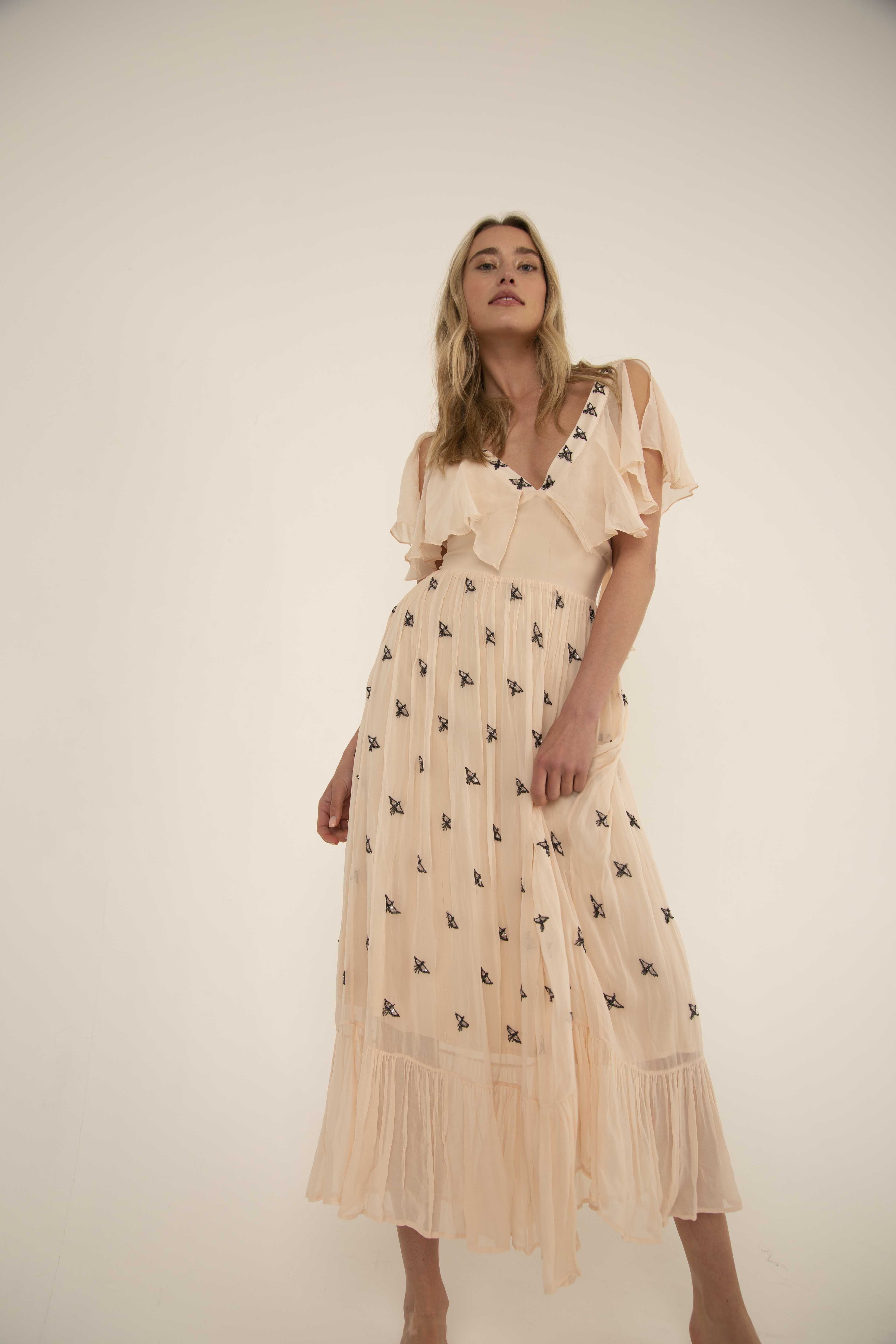 Alice Temperley Nude Dress