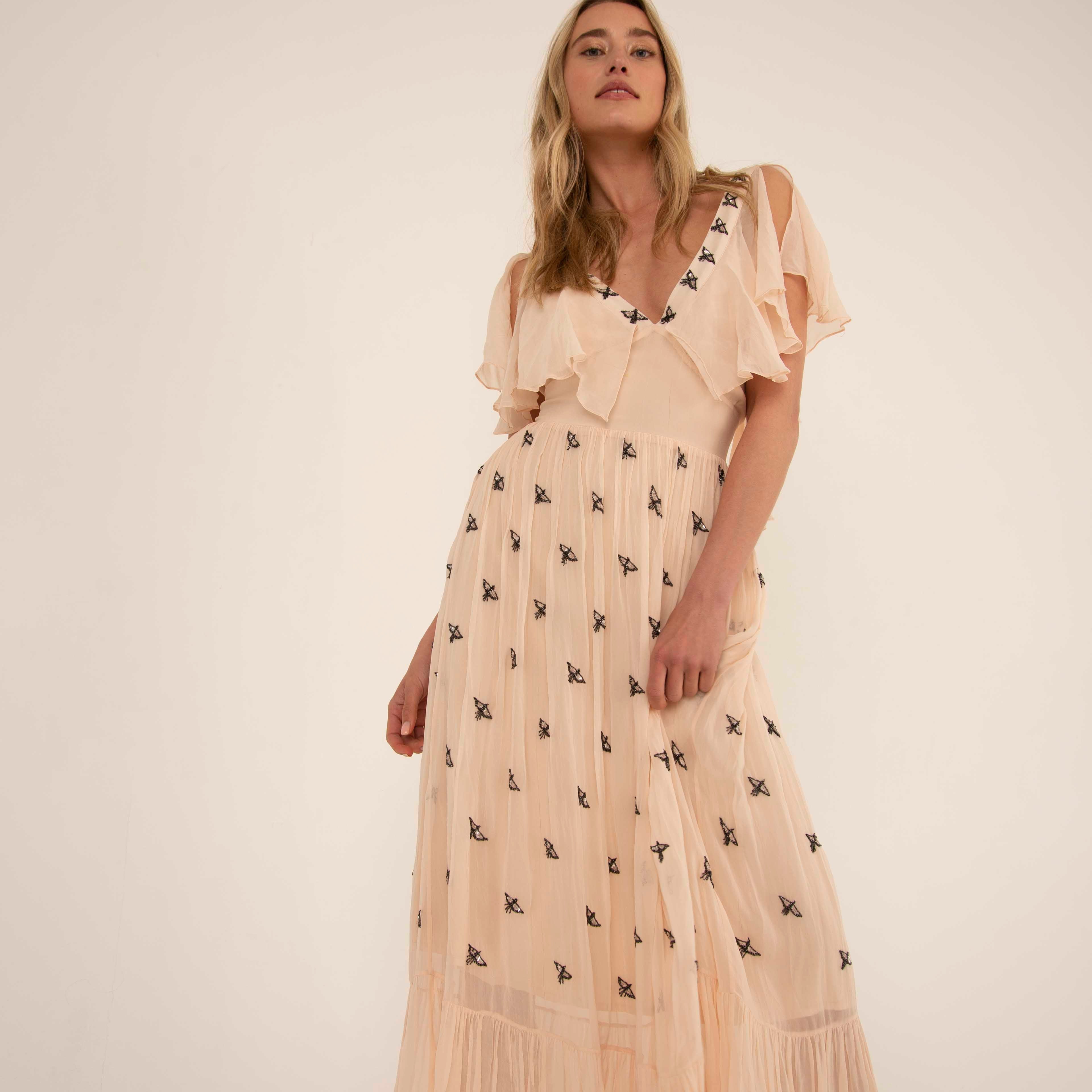 Something Borrowed, kledingverhuur nederland, Alice Temperley jurk. Bruiloftgast jurk