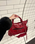 Balenciaga Red Mini Bag to rent, Valentine's day, Date night - designer tas huren Nederland.