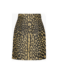 Something Borrowed Dolce & Gabbana Metallic Leopard-Jacquard Mini Skirt to rent, kledingverhuur