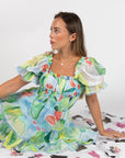 Rent for your upcoming holiday! Something Borrowed Charo Ruiz Short Dress Guilia Barbary Print to rent - kledingverhuur Nederland, België