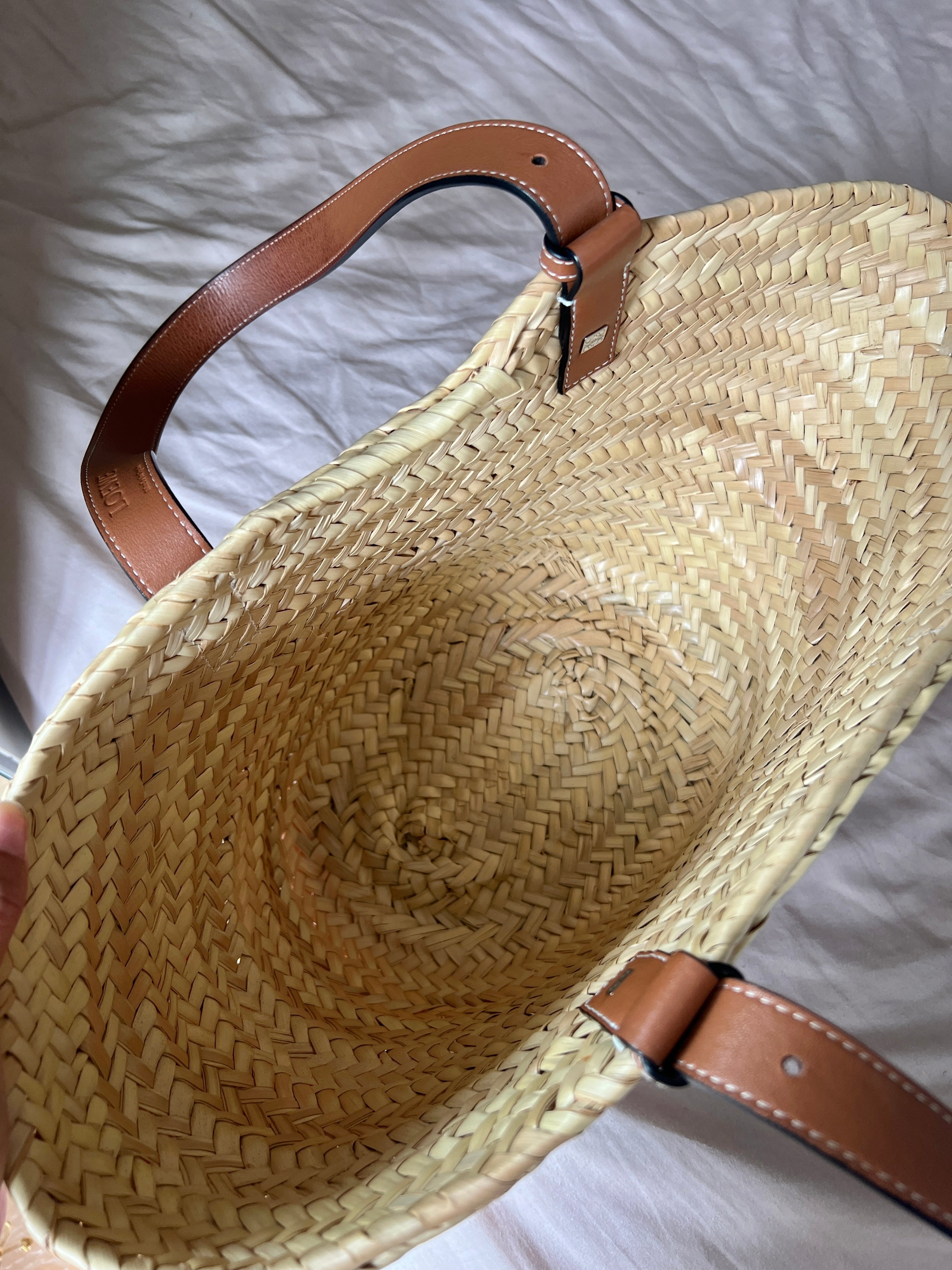 Loewe wicker bag best sale