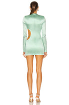 LaQuan Smith Side Cutout Mini Dress