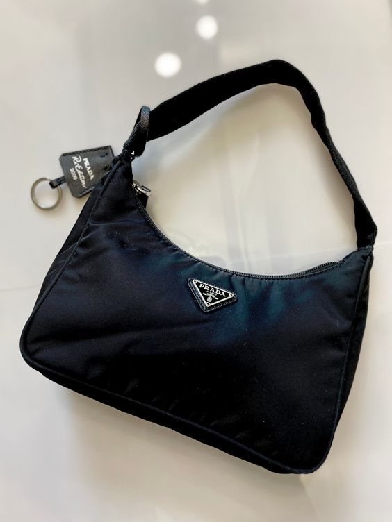 Prada hobo nylon bag deals