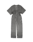 The Bysigne Anaise Jumpsuit in grey offers modern style and comfort in one chic piece. With its flattering silhouette and versatile color, it's perfect for any occasion, whether you're dressing up or keeping it casual.