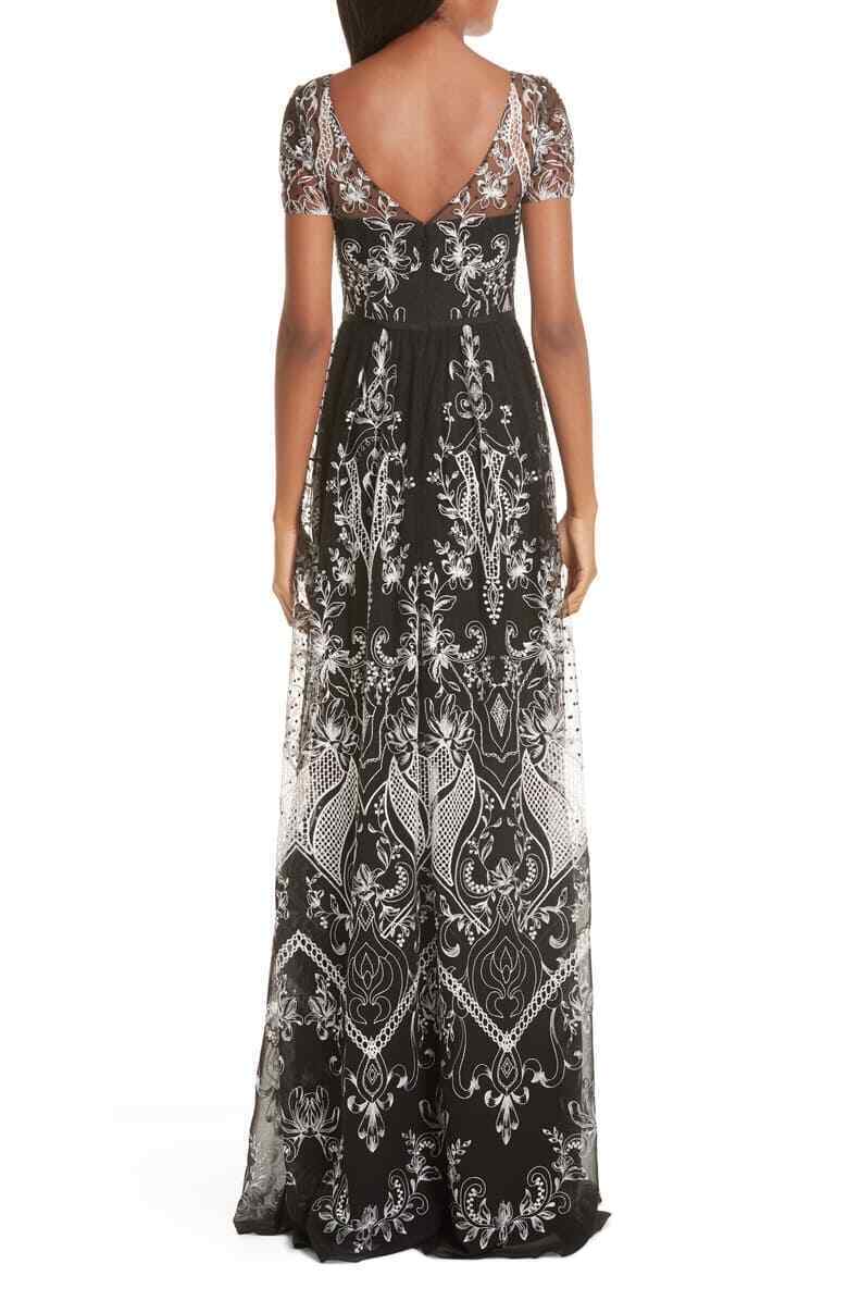 Something Borrowed Marchesa Notte Embroidered Swiss Dot Tulle Gown to rent, kledingverhuur