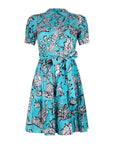 Something Borrowed Diane Von Fursentberg Blue Dress to rent, kledingverhuur