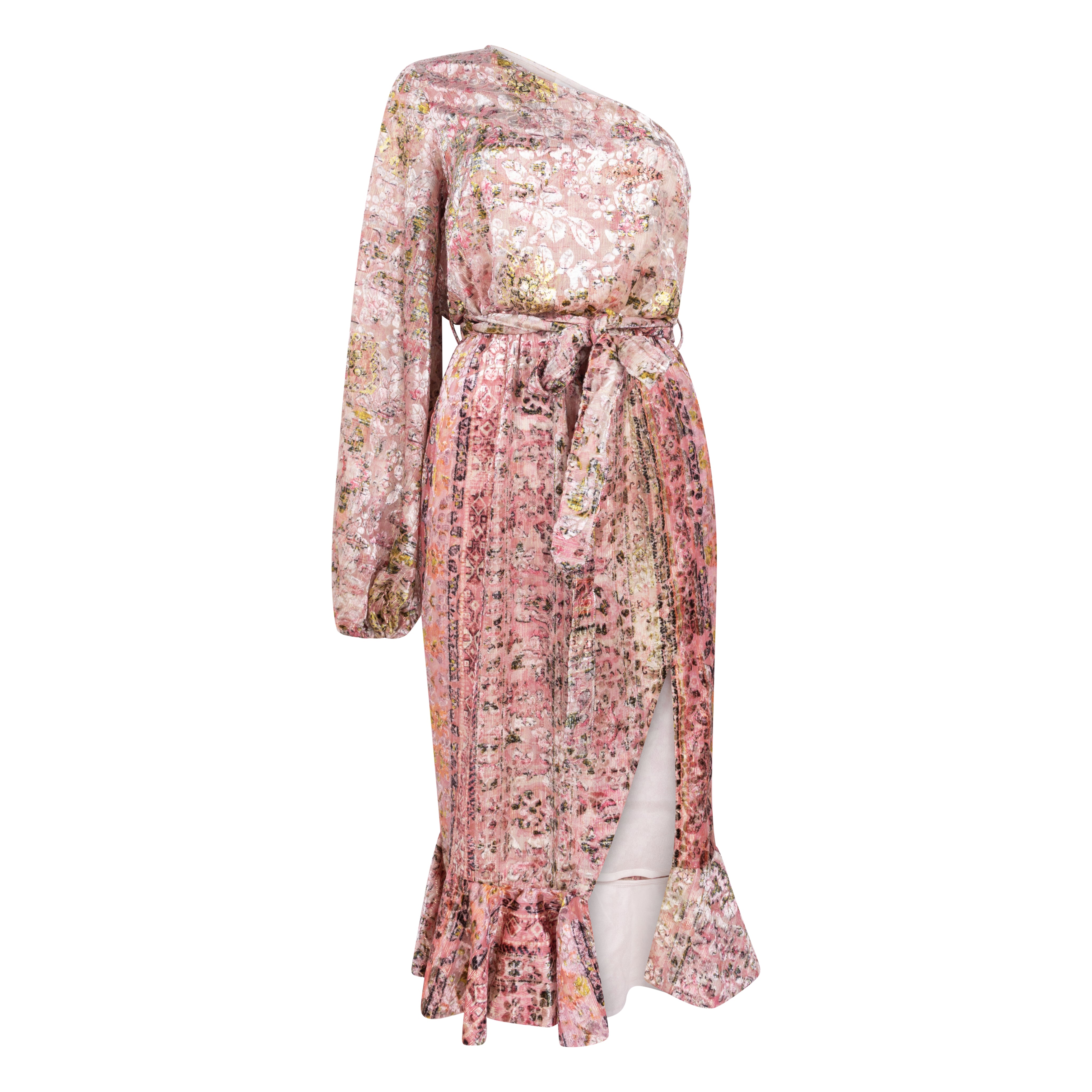 Something Borrowed Hemant and Nandita Maya Midi Split Dress to rent, kledingverhuur