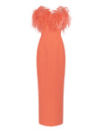 Something Borrowed New Arrivals Lena Sugar Coral Dress to rent, kledingverhuur